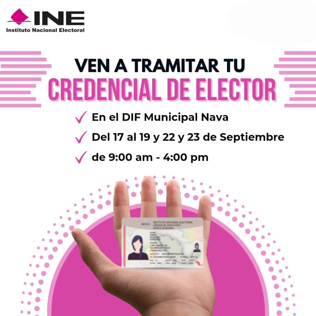 Instalan módulo del INE en Nava para trámites ciudadanos