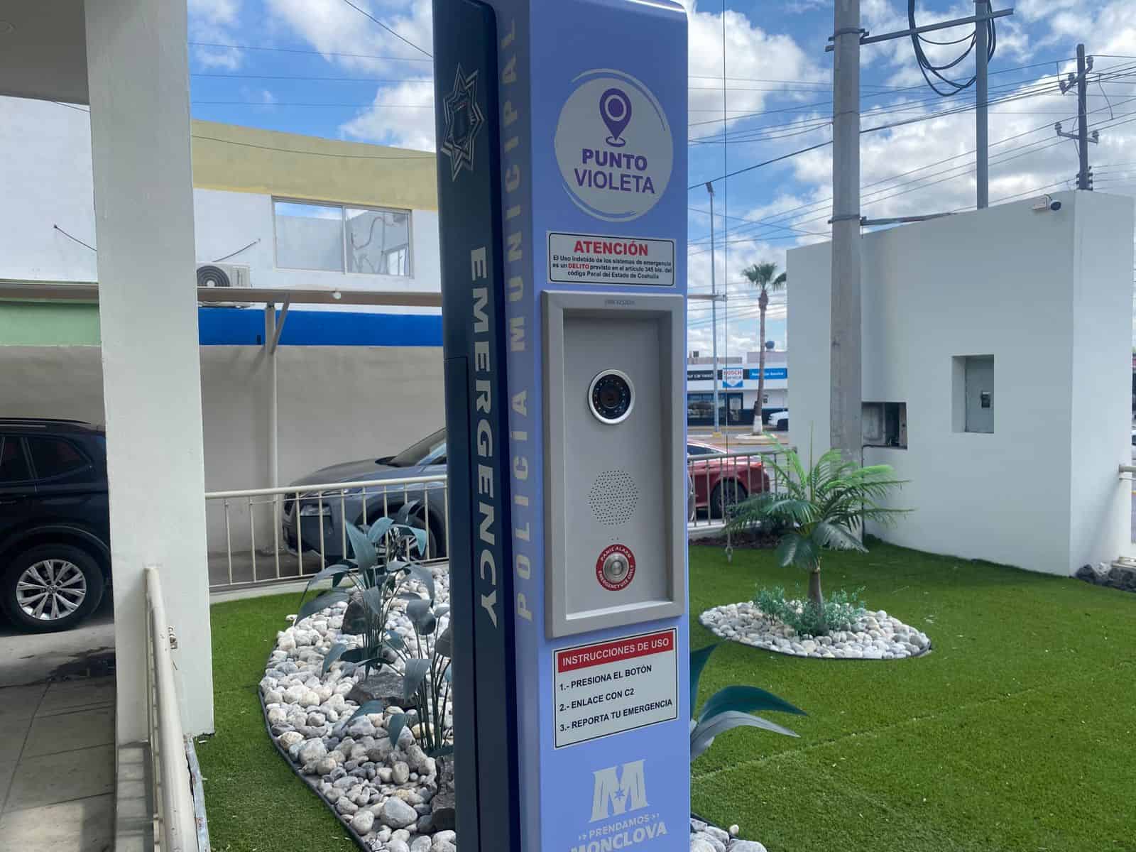 Carlos Villarreal Pérez presenta el primer Punto Violeta en Monclova