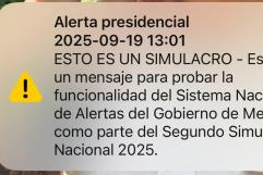 Saca susto simulacro nacional con alerta en celulares