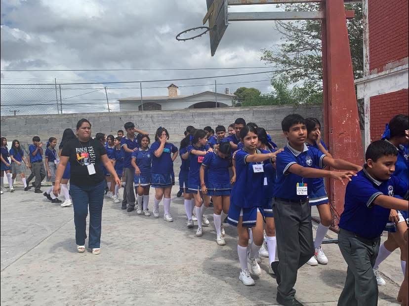 Secundaria Técnica de Castaños participa en simulacro nacional de alerta sísmica