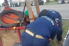 Motociclista es rescatado tras permanecer tres días accidentado en la 57