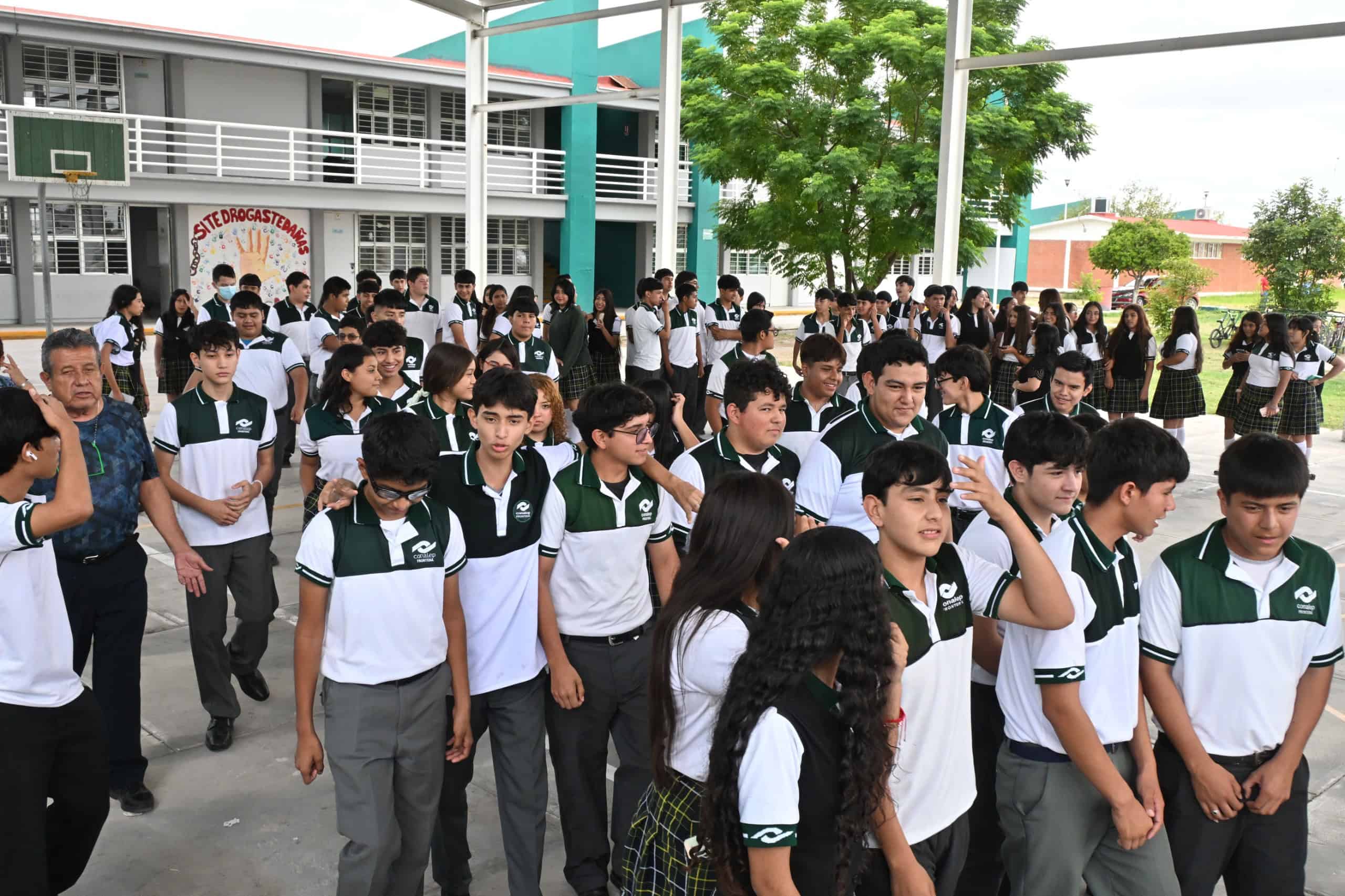 Éxito en simulacro de Protección Civil en Conalep Frontera