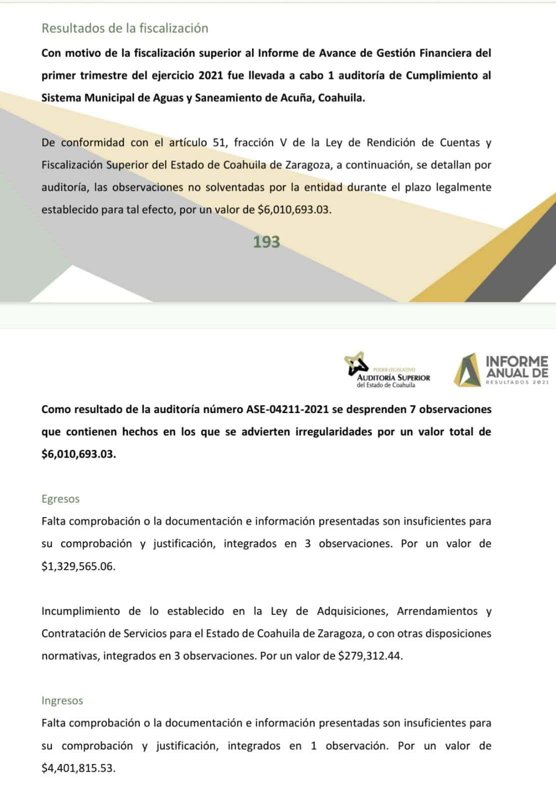 Llega nueva gerente  administrativa a SIMAS con historial de observaciones millonarias