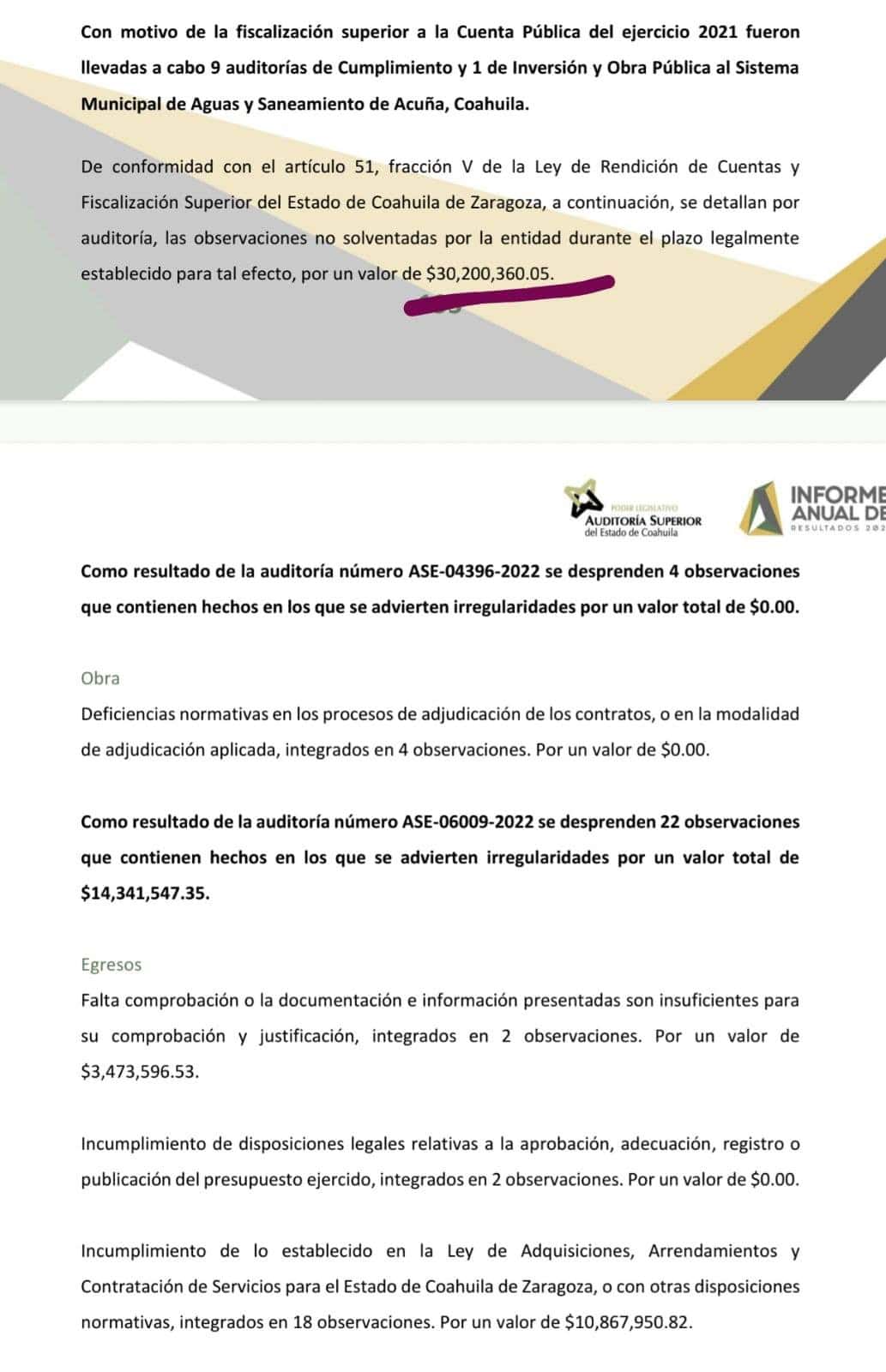 Llega nueva gerente  administrativa a SIMAS con historial de observaciones millonarias