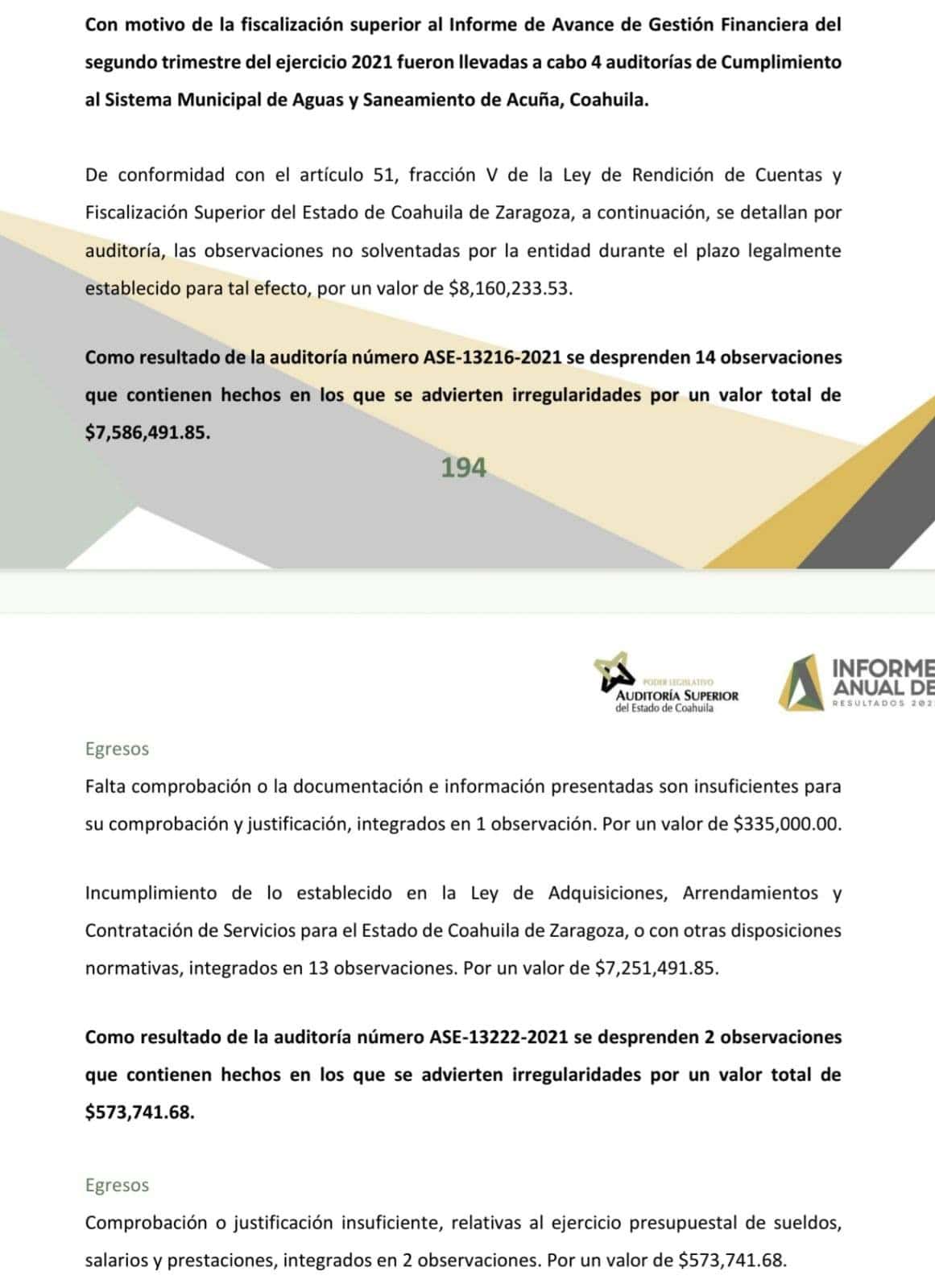 Llega nueva gerente  administrativa a SIMAS con historial de observaciones millonarias