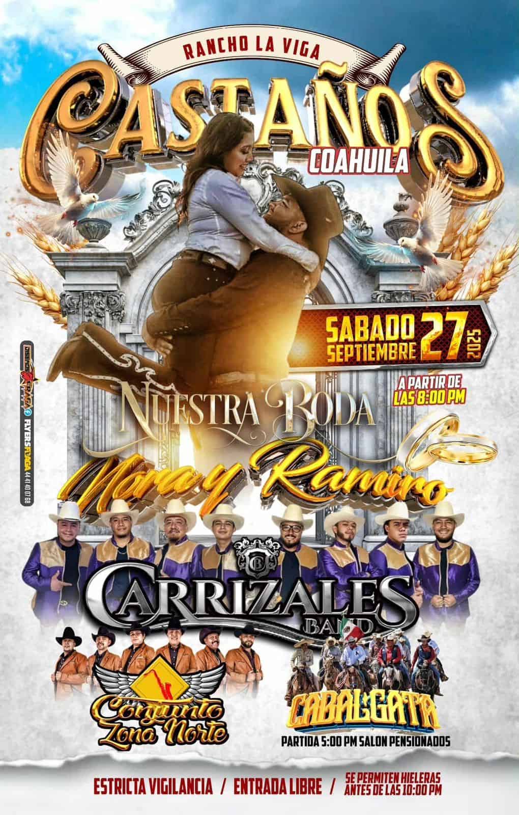 Ramiro Torres Cruz vuelve a Castaños para celebrar su boda