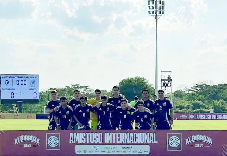 Tri sub 20 de México logra triunfo ante Arabia Saudita en duelo previo al Mundial en Chile