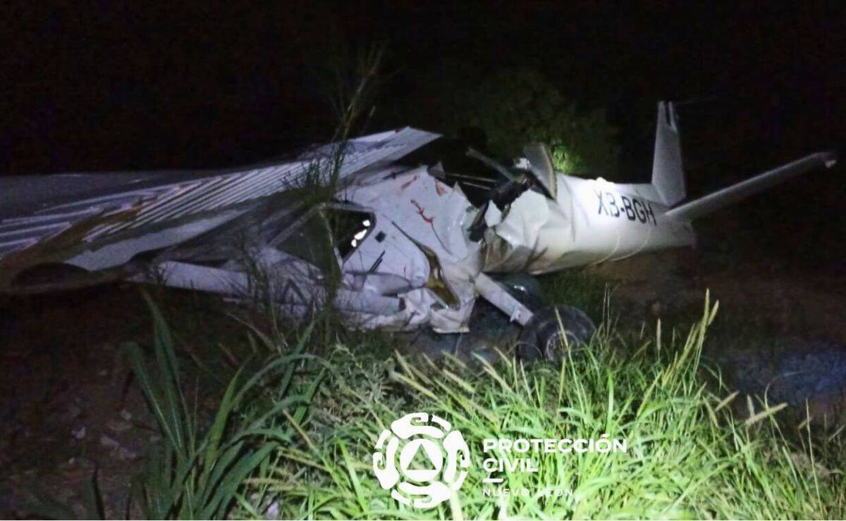 Revelan video del desplome de avioneta donde viajaba Débora Estrella