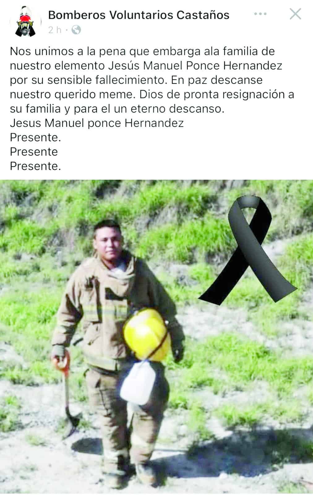 Accidente fatal: Bombero La Cobra pierde la vida en choque