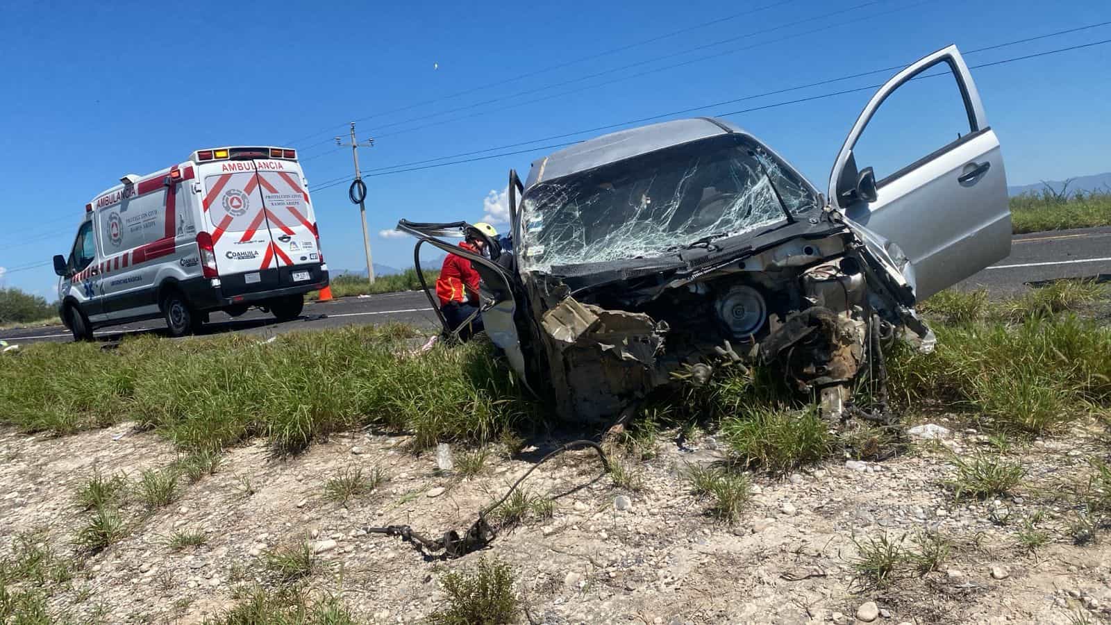 Accidente fatal en carretera 57: mujer muere tras explosión de neumático