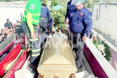 Emotivo homenaje a bombero fallecido en Castaños