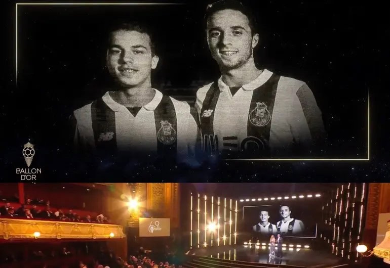 Emotivo homenaje a Diogo Jota y André Silva en el Balón de Oro 2025