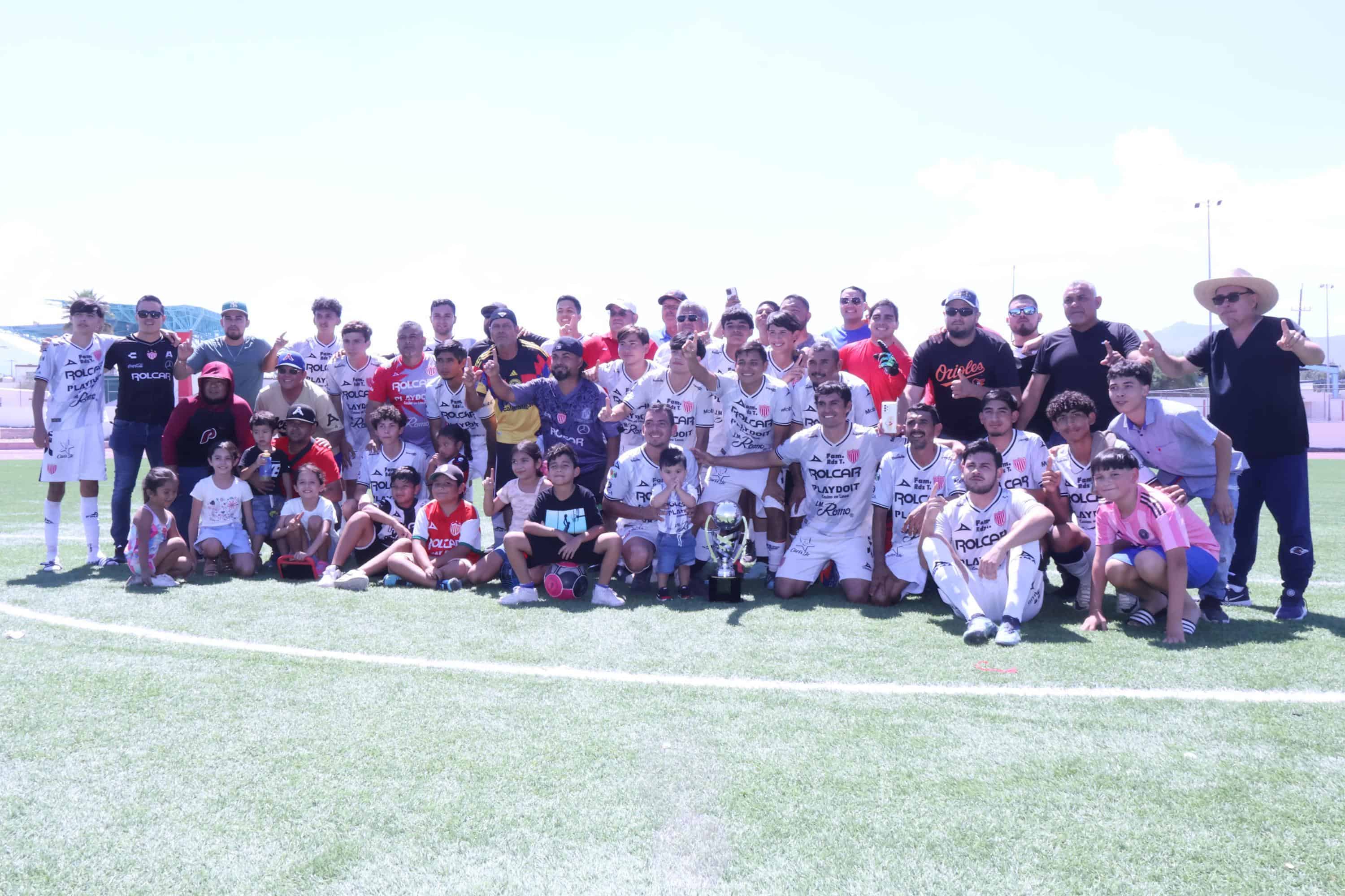 Necaxa se corona en final de penaltis y asciende en la Liga Municipal de Fútbol