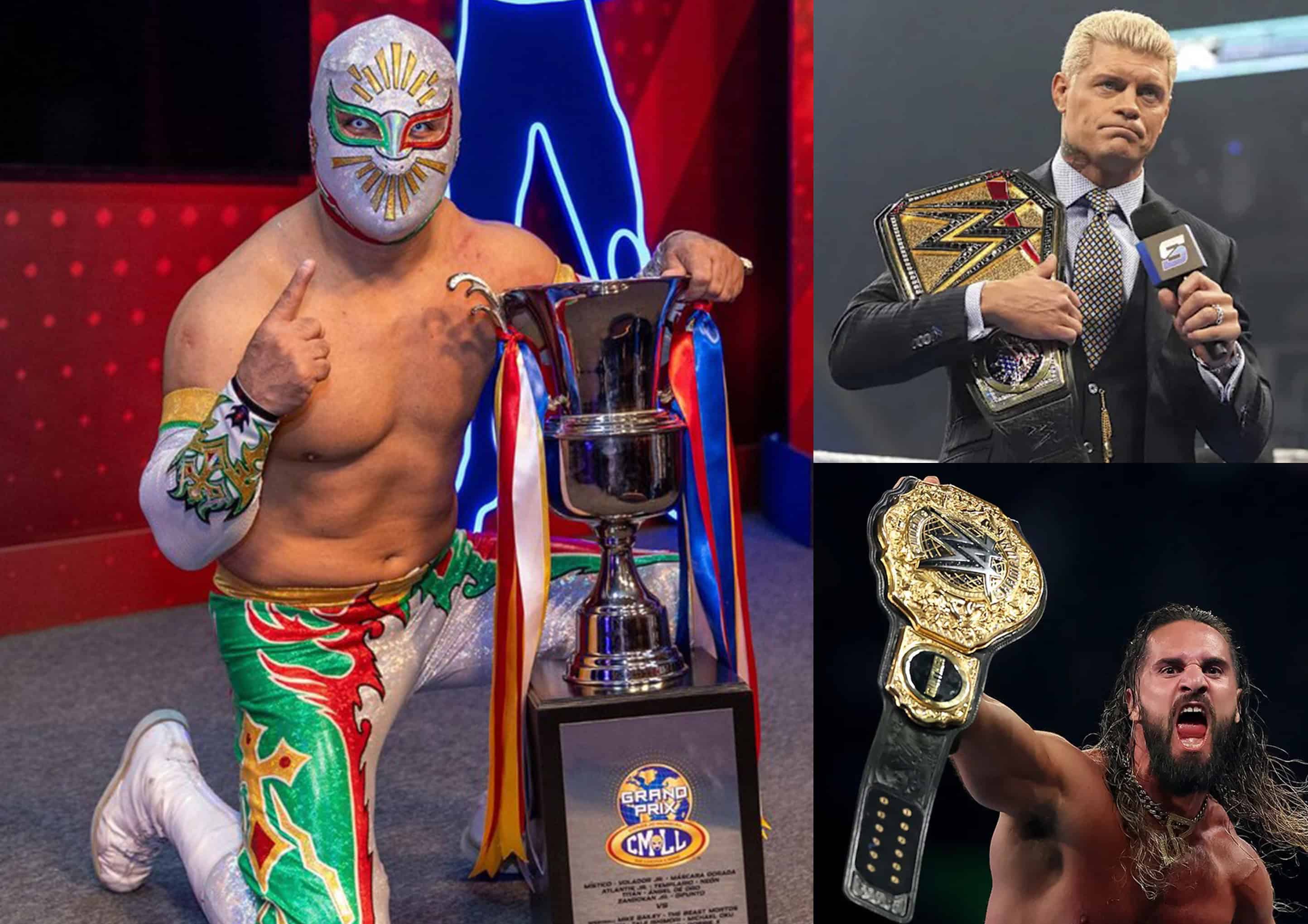 Místico brilla entre los grandes: único mexicano en el Top 10 del ranking de luchadores 2025