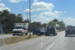 Camioneta pierde el control en la carretera Zaragoza–Morelos