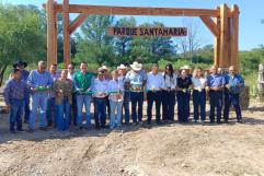 Alcalde de San Juan de Sabinas lidera inauguración del Parque Recreativo Santa María