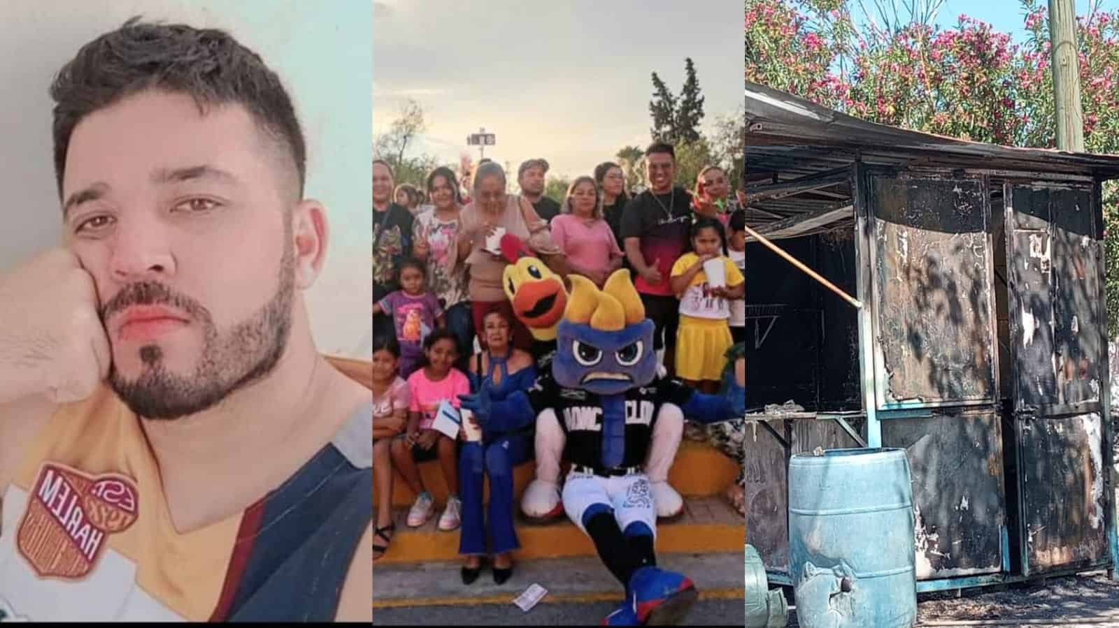 Jesús Enrique "Furia Azul" lucha por levantarse tras perder su negocio en un incendio