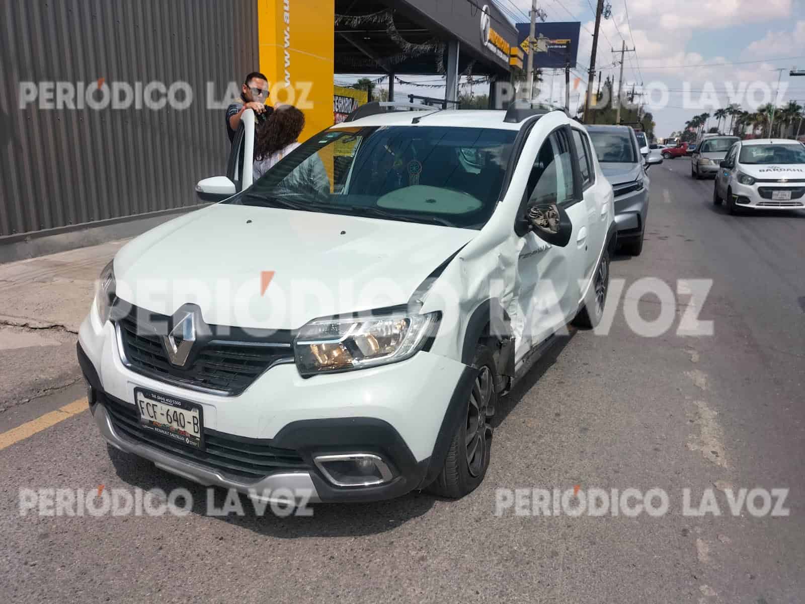 Accidente vial sin heridos en Monclova
