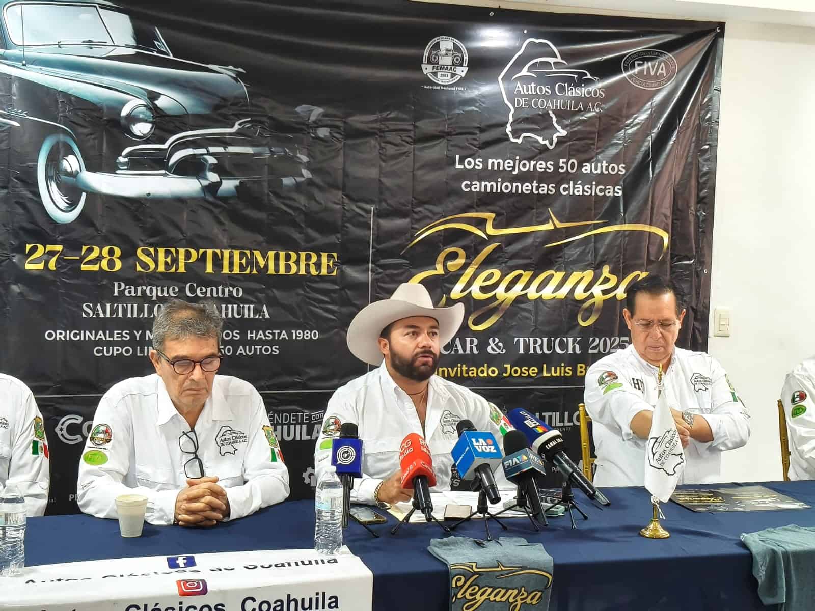 Más de 50 joyas automotrices se exhibirán en la Expo Clásicos Eleganza Car de Saltillo