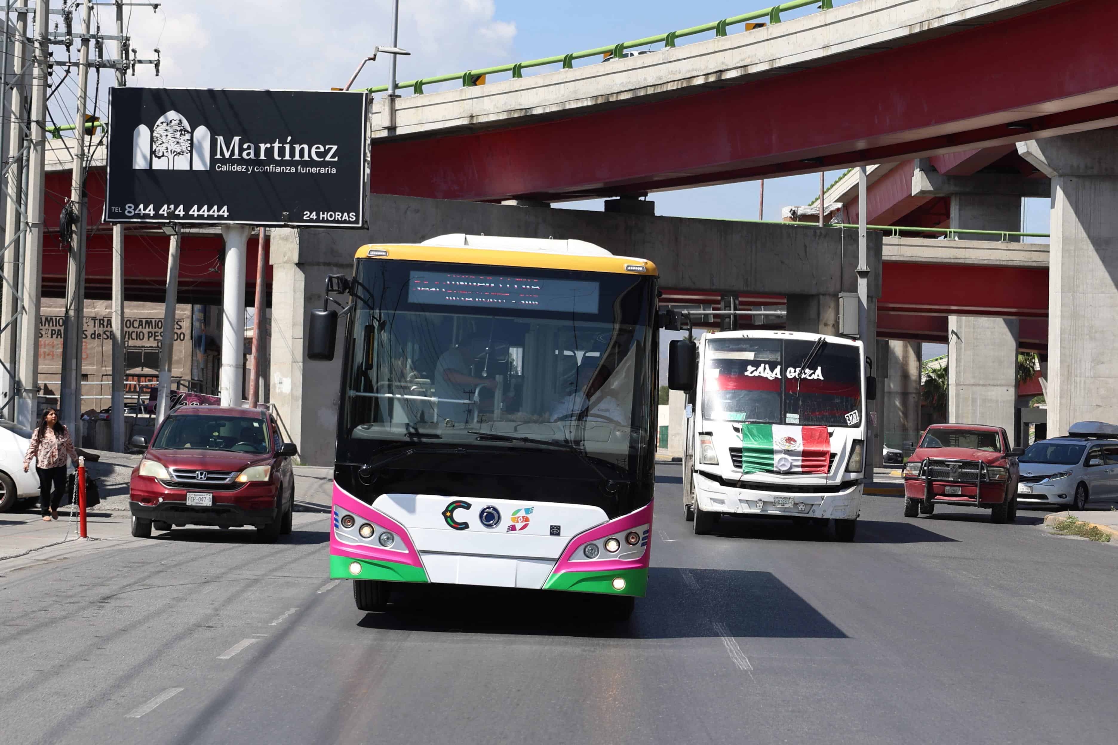 Recorridos exitosos para programa de transporte gratuito en Saltillo