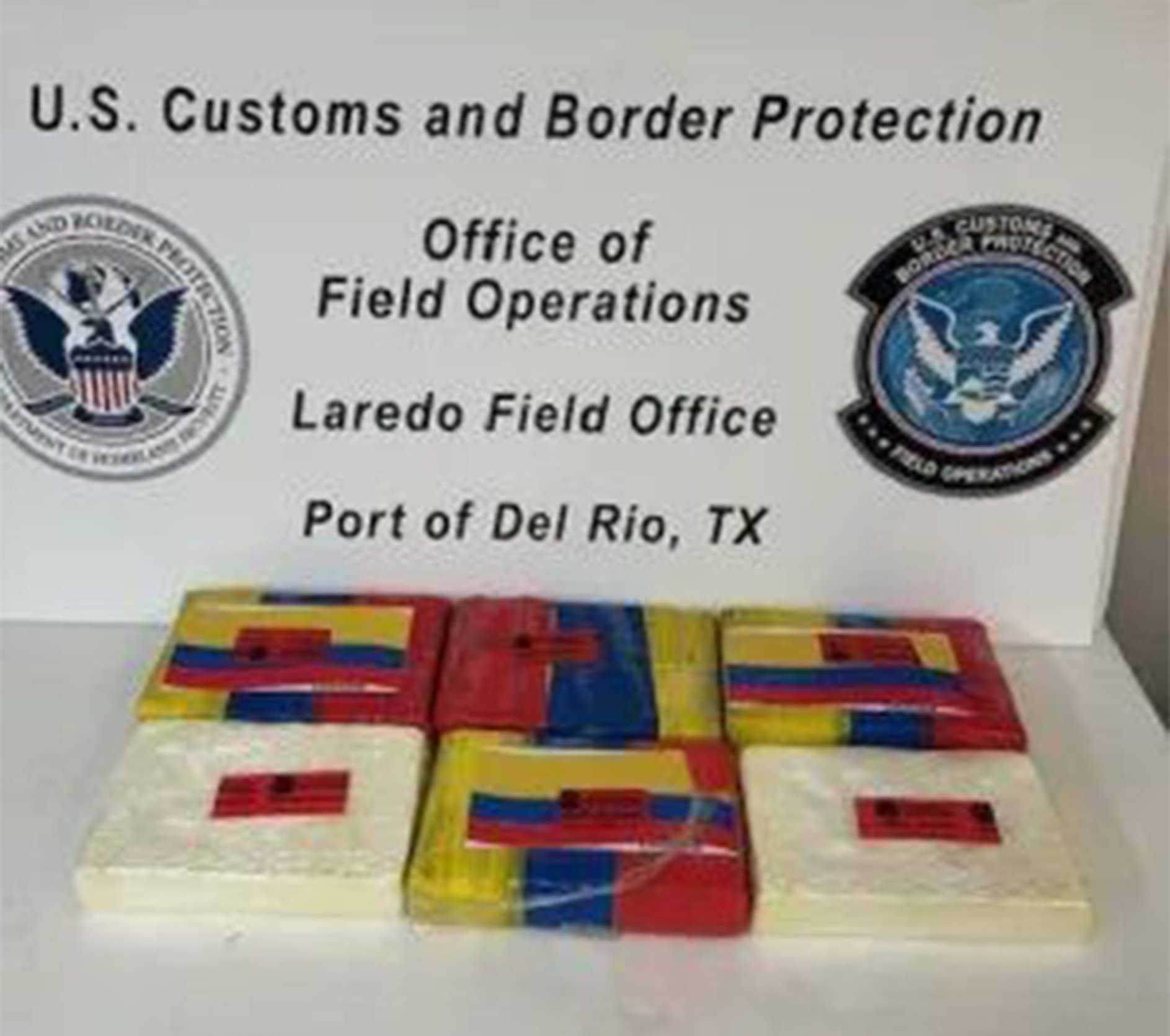 Aseguran más de $200 mil USD en cocaína en el Puente Internacional de Del Río