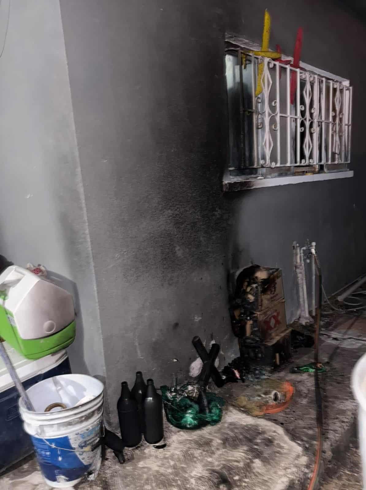 Denuncian incendio provocado en vivienda de Melchor Múzquiz