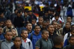 Vandalismo empaña marcha pacífica por Ayotzinapa