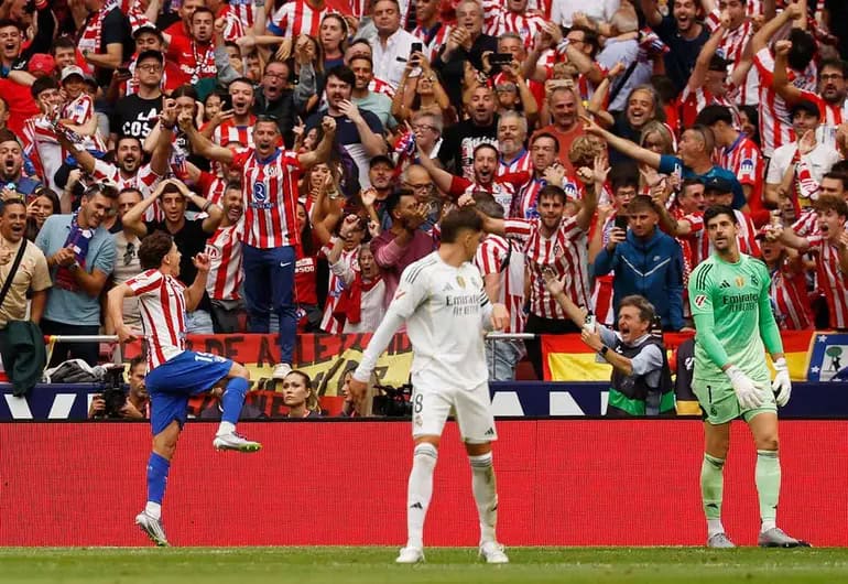 Real Madrid pierde invicto ante Atlético en Estadio Metropolitano
