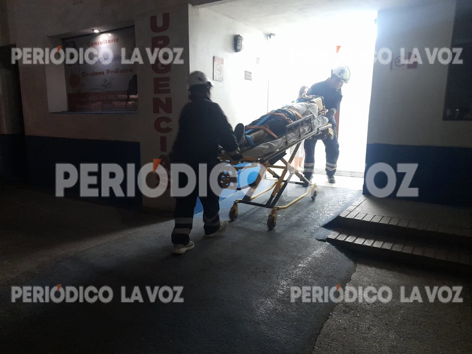 Accidente de motocicleta en Ciudad Frontera moviliza cuerpos de auxilio
