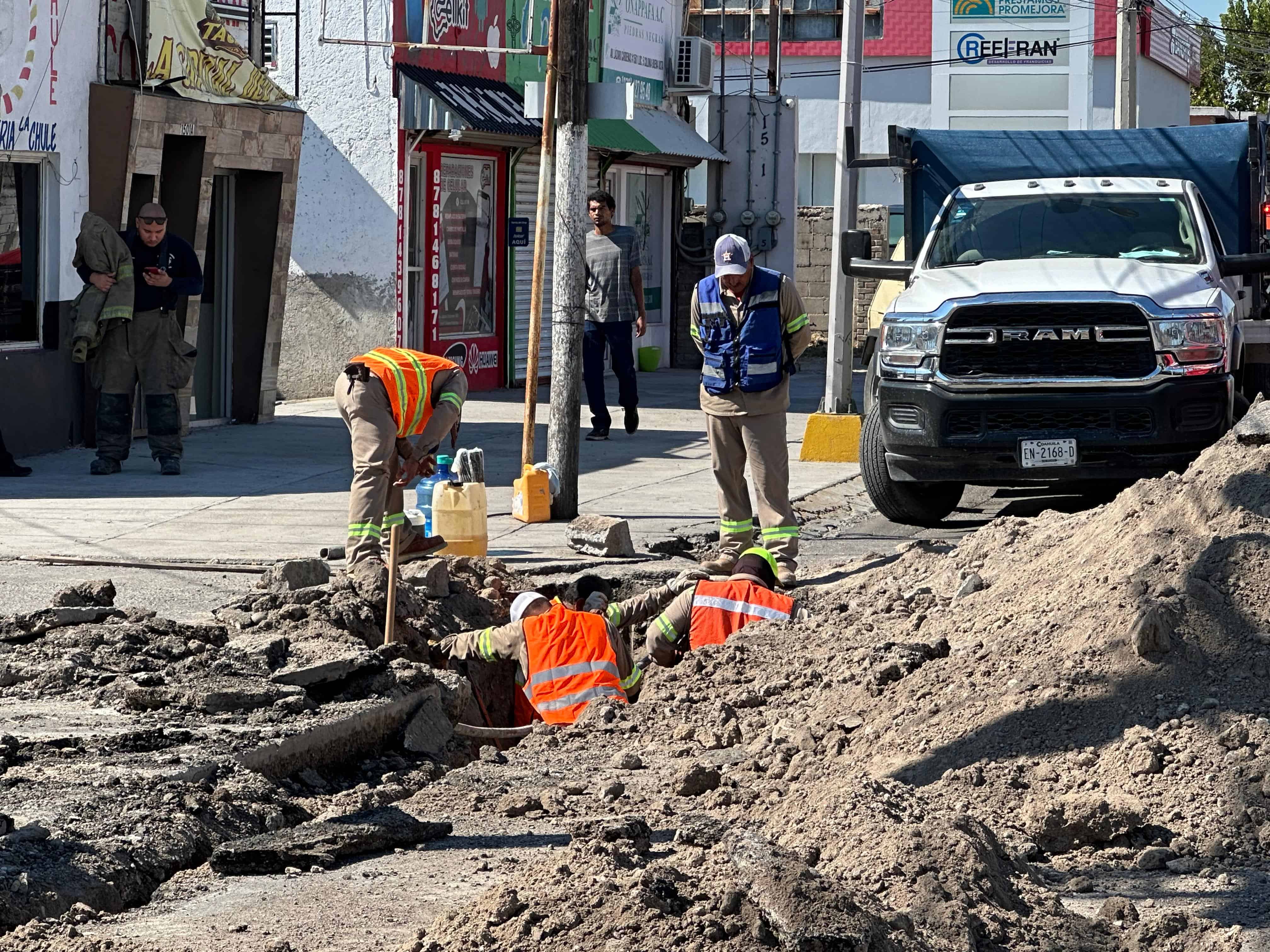 Detectan fuga de gas en la colonia Buena Vista de Piedras Negras