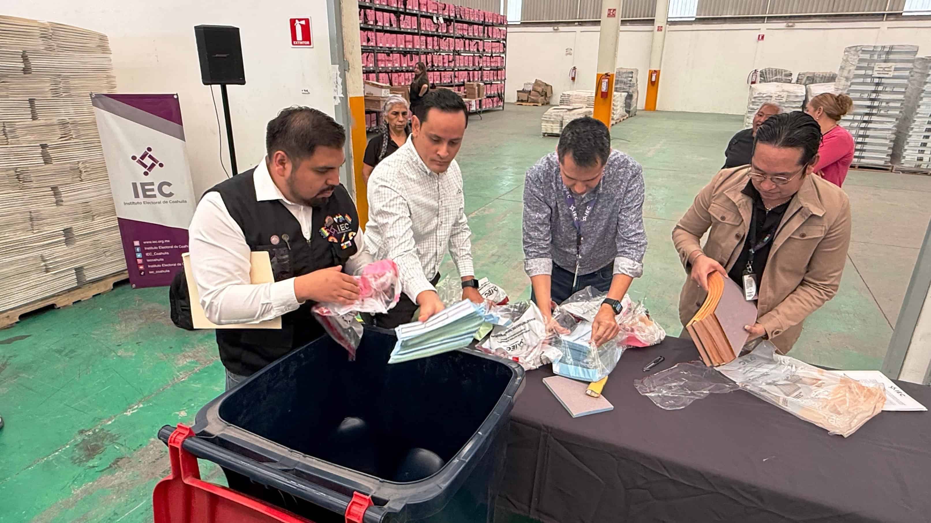 IEC Coahuila comienza proceso de destrucción de material electoral