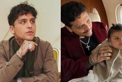 Christian Nodal se quita tatuajes del rostro por amor a su hija Inti
