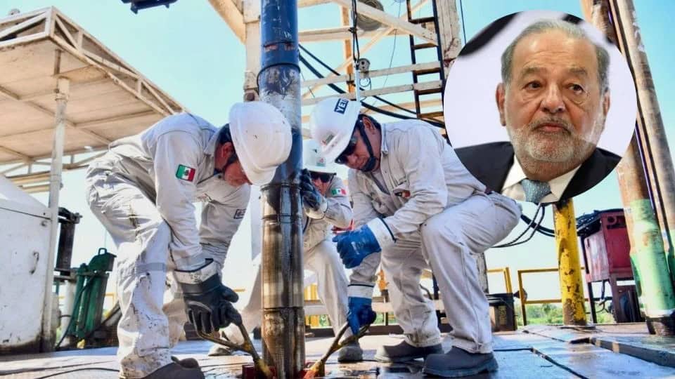 Carlos Slim firma contrato de 2 mil mdd con Pemex para perforación en Veracruz