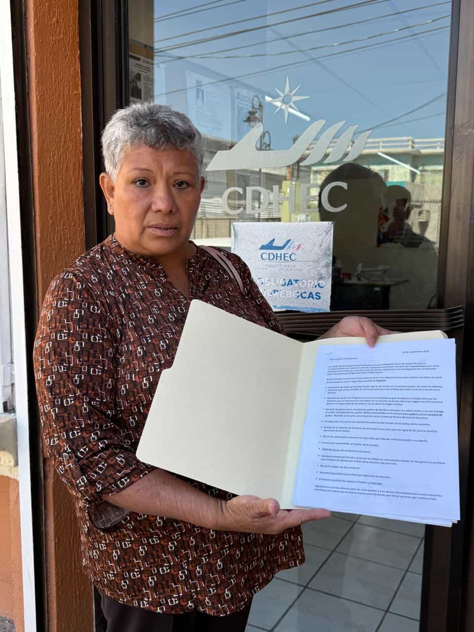 Investigación solicitada por padres de familia de la primaria Margarita Maza Juárez