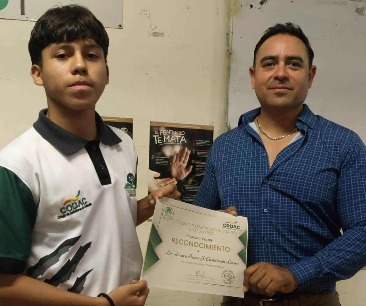Isaac Castañeda Lozano promueve la preservación del río Sabinas con estudiantes
