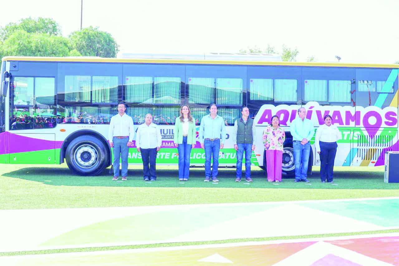 Manolo Jiménez y Javier Díaz inician proyecto de movilidad gratuita en Saltillo