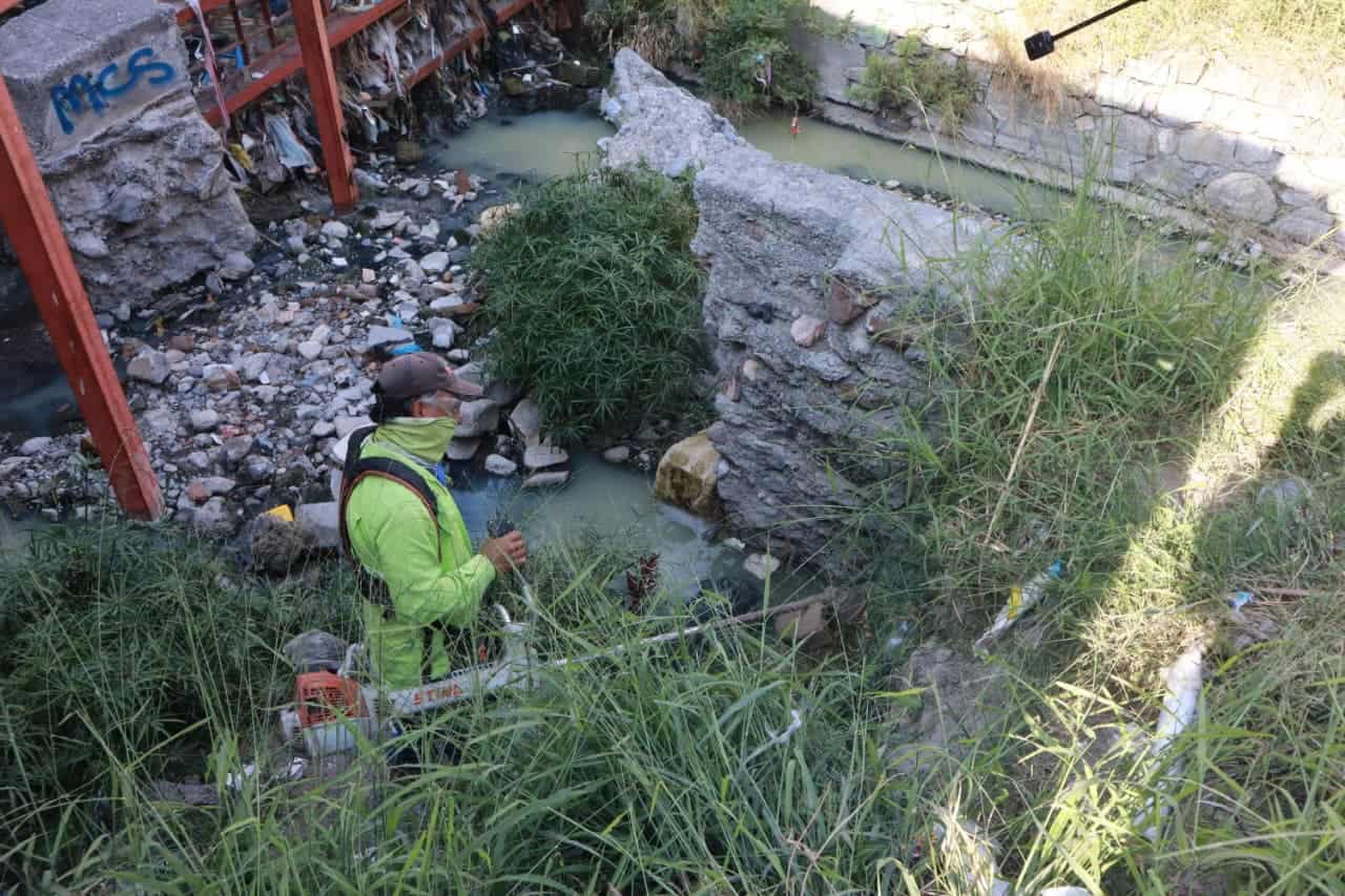 Mantenimiento de espacios públicos en Saltillo: arroyo La Tórtola renovado