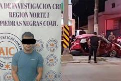 Detienen en Piedras Negras a presunto responsable de homicidio culposo en estado de ebriedad