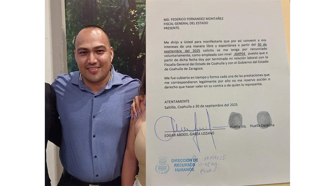 Abdel Garza Lozano rechaza acusaciones y explica renuncia voluntaria
