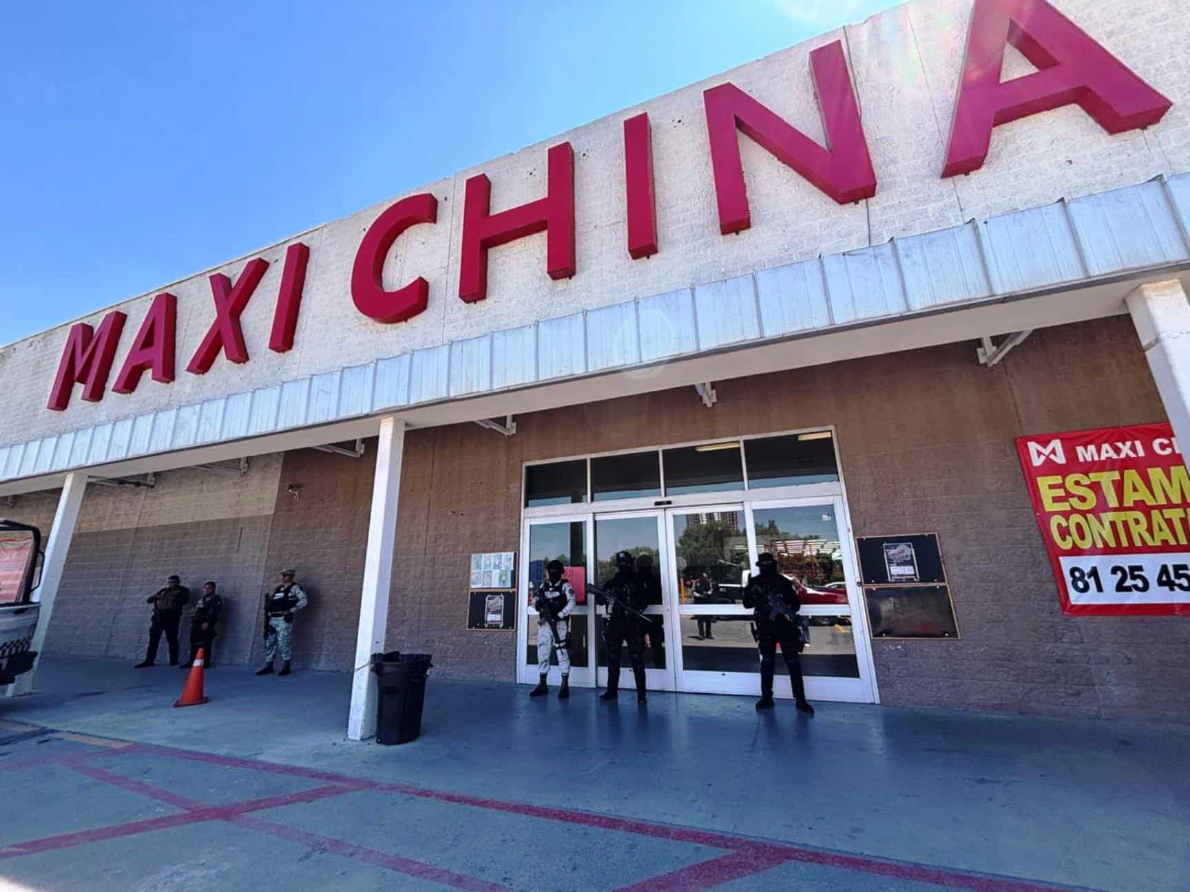 Realizan operativos Limpieza en tiendas Maxichinas de Saltillo y Torreón