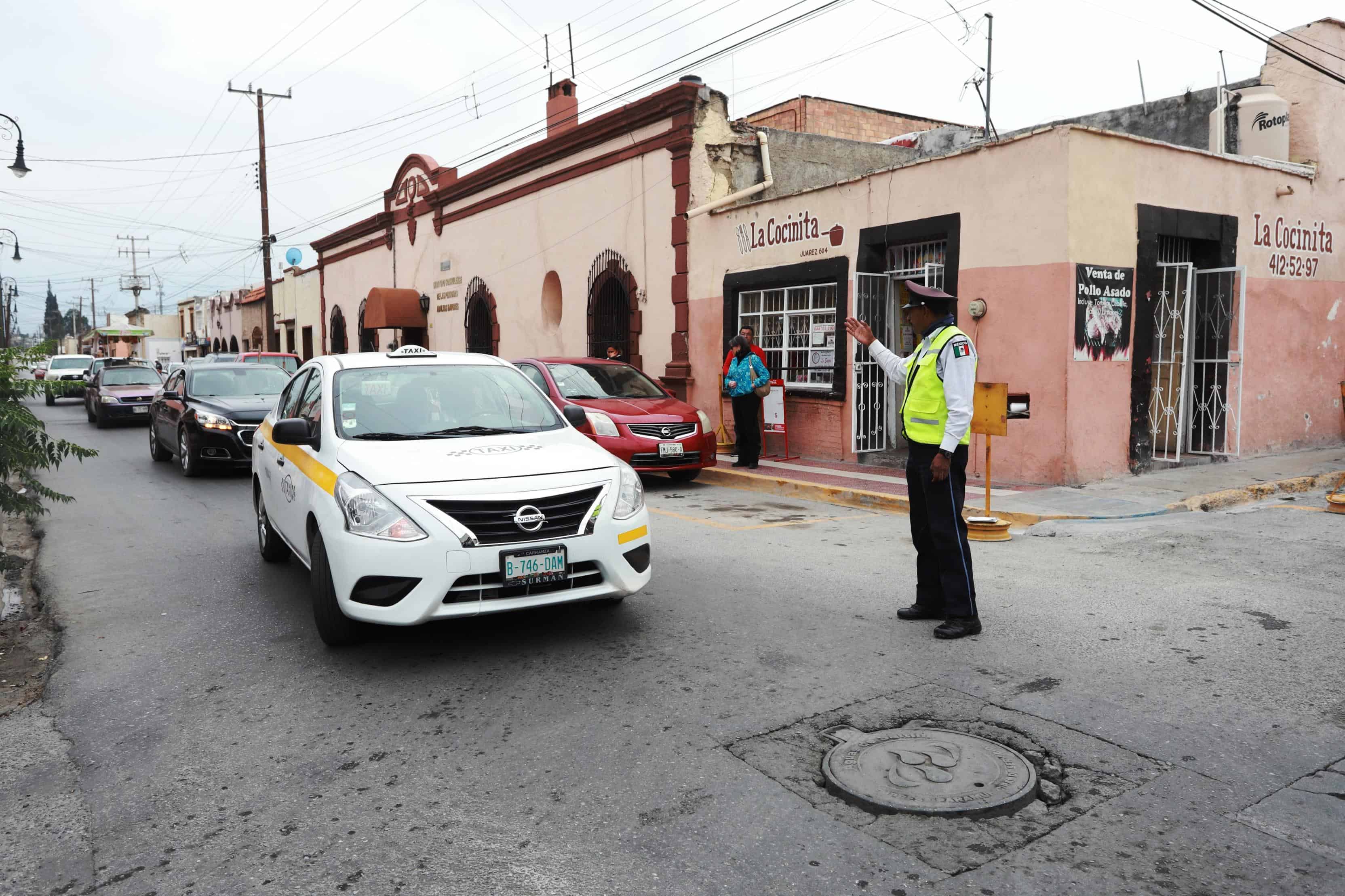 Cierre de calles en Zona Centro de Saltillo por fiesta patronal en iglesia San Francisco