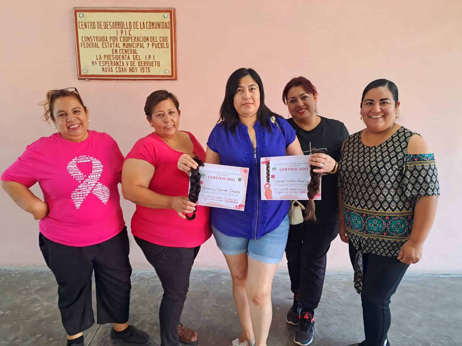 Donan cabello, regalan esperanza: Nava se une a causa contra el cáncer de mama