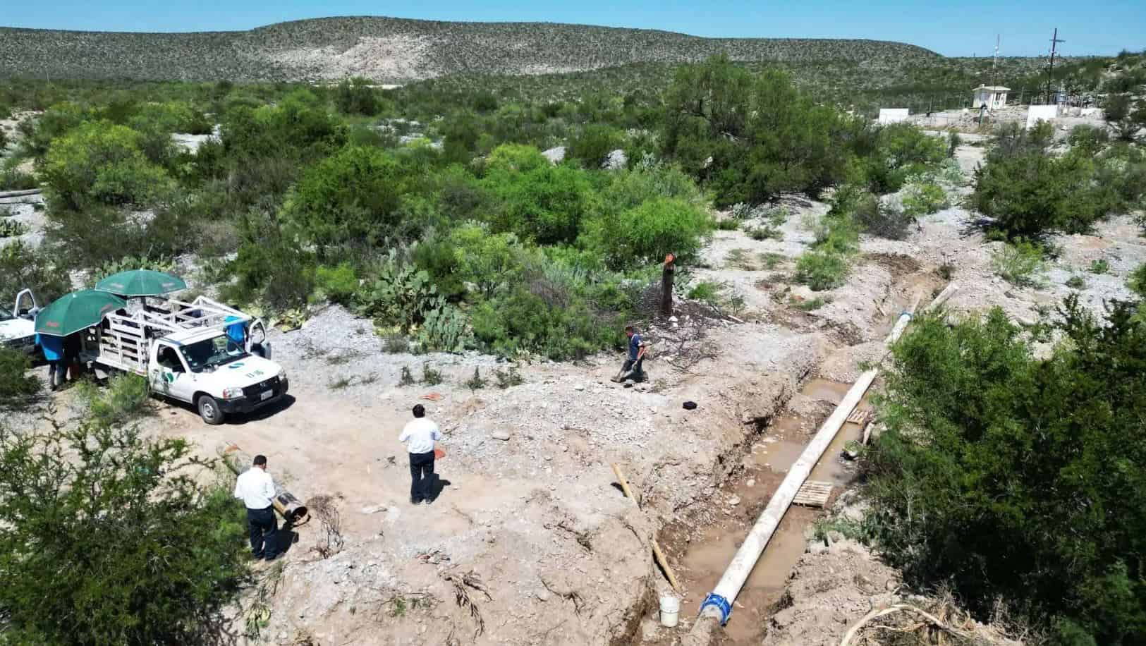 SIMAS Frontera repara fuga de agua en Viborillas
