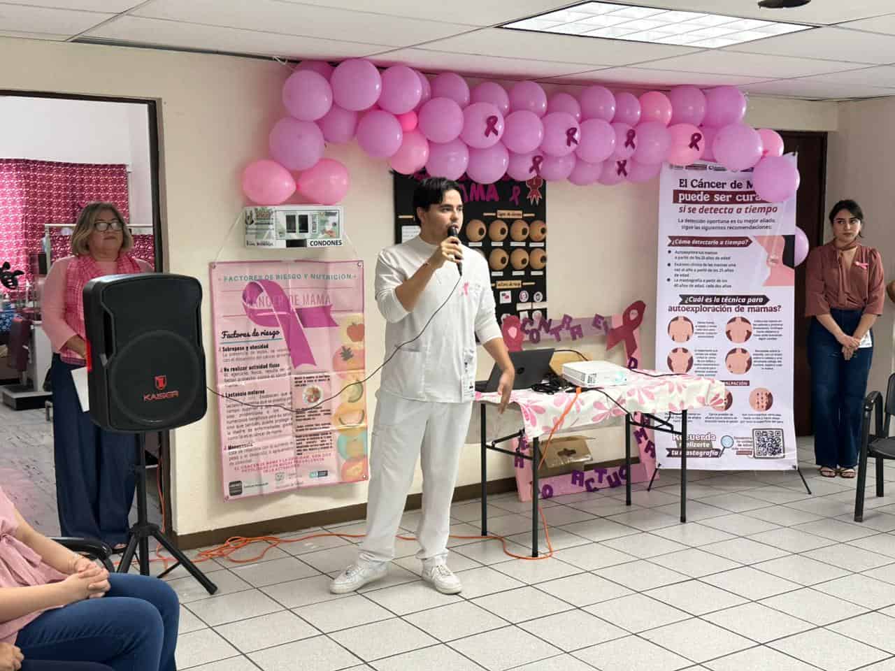 Arranca "Mes Rosa" con campaña contra  el cáncer de mama en Piedras Negras