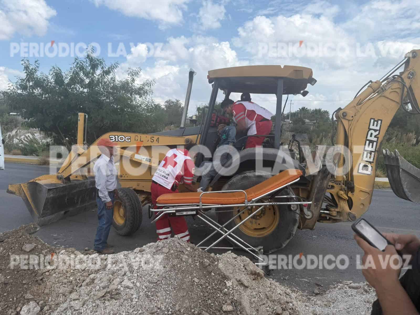 Retroexcavadora: Trabajador Sufre Embolia en Monclova