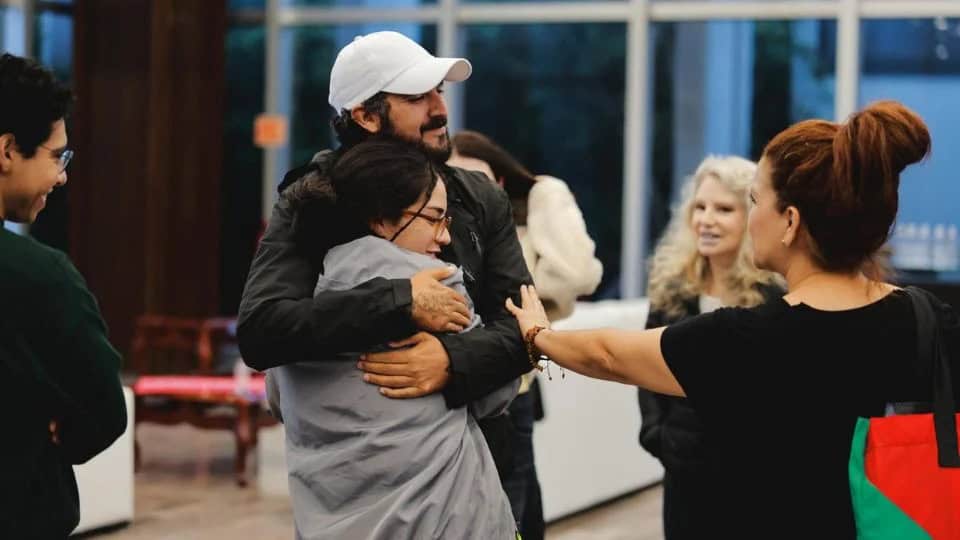 Activistas mexicanos de Flotilla Global Sumud regresan a México