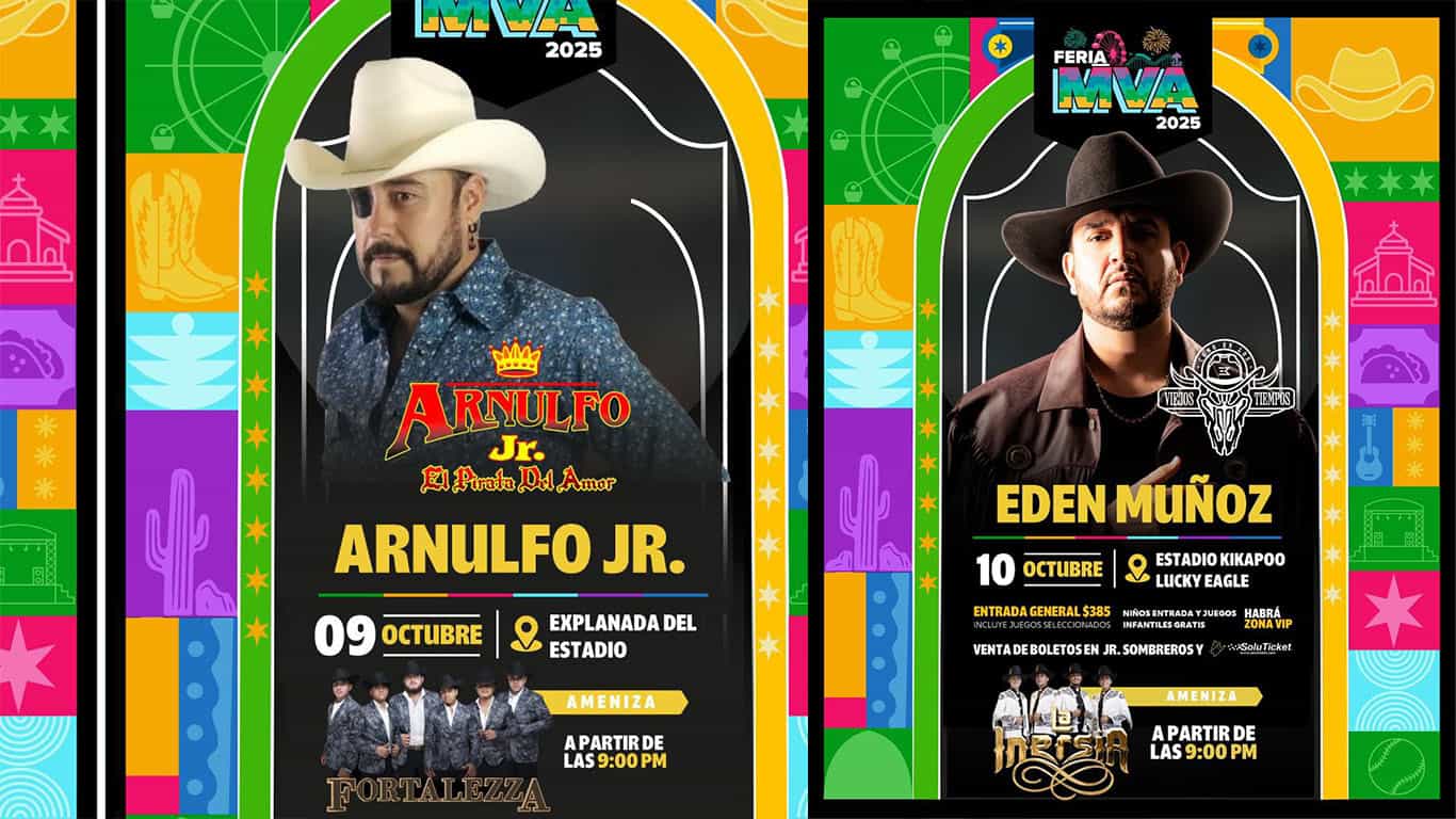Programación musical de la Feria Monclova 2025 revelada
