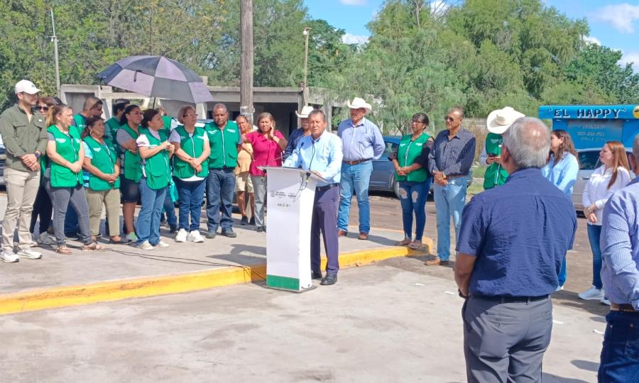 Óscar Ríos Ramírez arrancó obras de pavimentación con inversión de 2 millones 59 mil 227