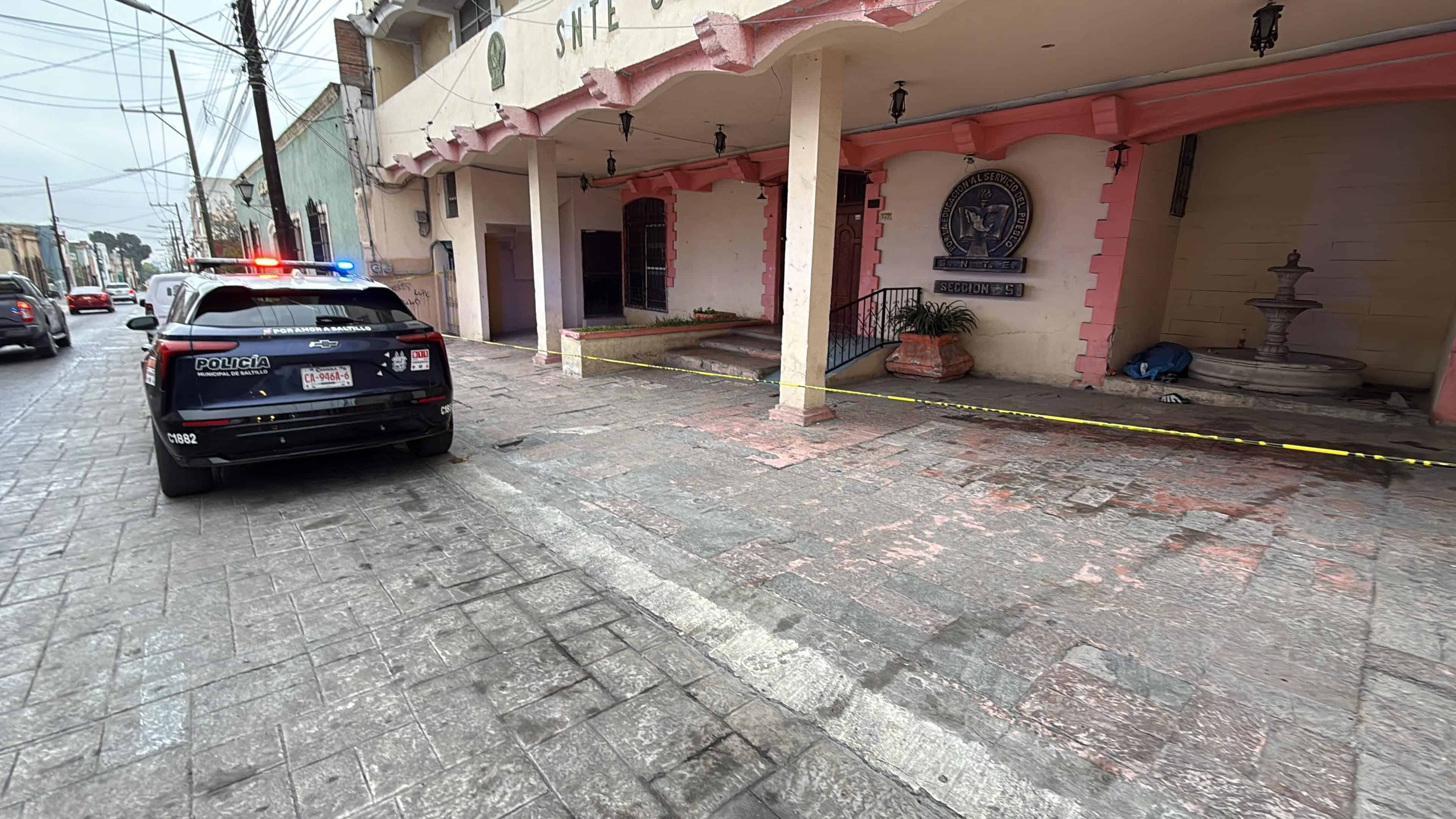 Trágico hallazgo en Saltillo: Hombre en situación de calle sin vida