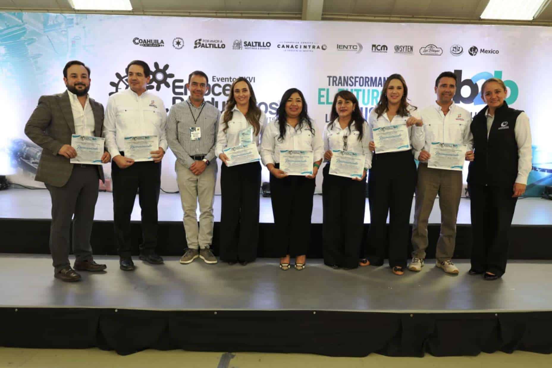 Gobierno Municipal de Saltillo premiado por Canacintra por su excelencia